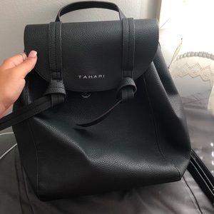 Tahari Black Bookbag